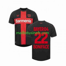 Maillot de Foot Bayer 04 Leverkusen Victor Boniface 22 Domicile 2023-24